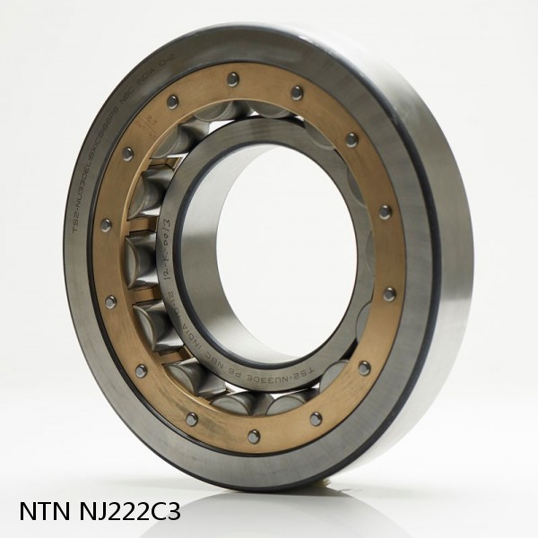 4.331 Inch | 110 Millimeter x 7.874 Inch | 200 Millimeter x 1.496 Inch | 38 Millimeter  NTN NJ222C3  Cylindrical Roller Bearings