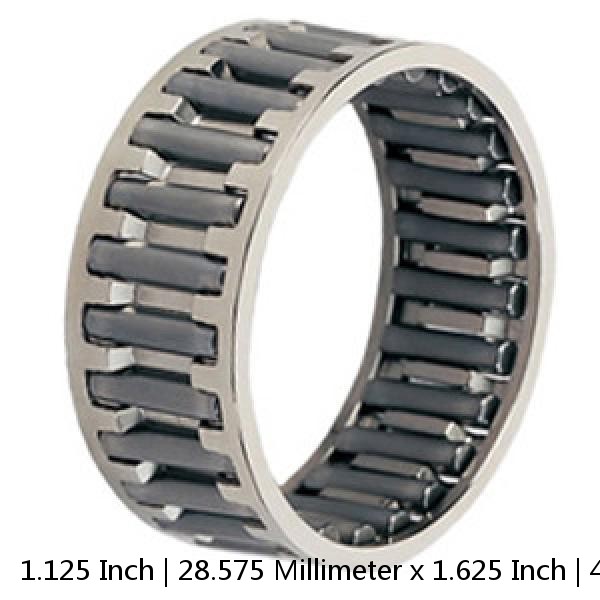 1.125 Inch | 28.575 Millimeter x 1.625 Inch | 41.275 Millimeter x 1.25 Inch | 31.75 Millimeter  CONSOLIDATED BEARING MR-18-2RS  Needle Non Thrust Roller Bearings