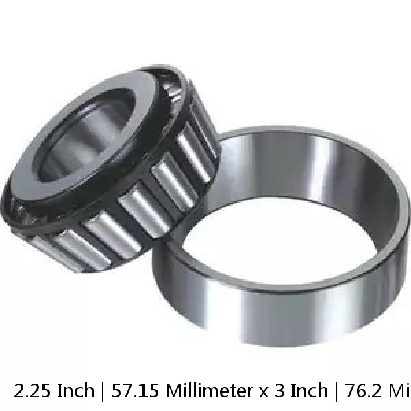 2.25 Inch | 57.15 Millimeter x 3 Inch | 76.2 Millimeter x 1.75 Inch | 44.45 Millimeter  CONSOLIDATED BEARING MR-36-2RS  Needle Non Thrust Roller Bearings