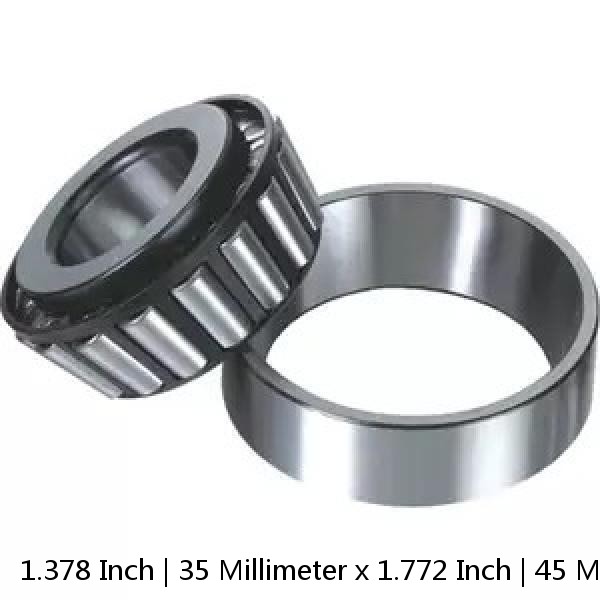 1.378 Inch | 35 Millimeter x 1.772 Inch | 45 Millimeter x 0.787 Inch | 20 Millimeter  INA K35X45X20  Needle Non Thrust Roller Bearings