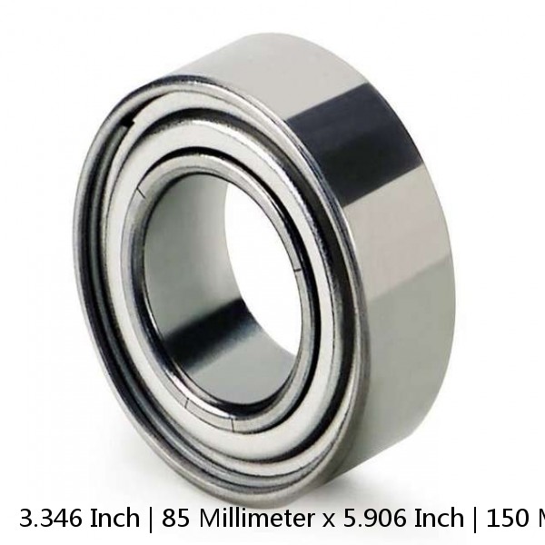 3.346 Inch | 85 Millimeter x 5.906 Inch | 150 Millimeter x 4.409 Inch | 112 Millimeter  TIMKEN 3MMC217WI QUH  Precision Ball Bearings