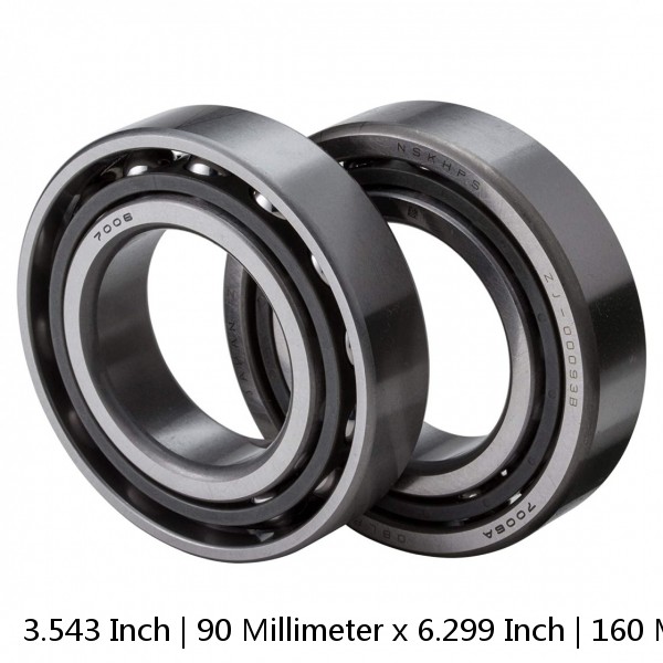 3.543 Inch | 90 Millimeter x 6.299 Inch | 160 Millimeter x 2.362 Inch | 60 Millimeter  TIMKEN 3MM218WI DUM  Precision Ball Bearings