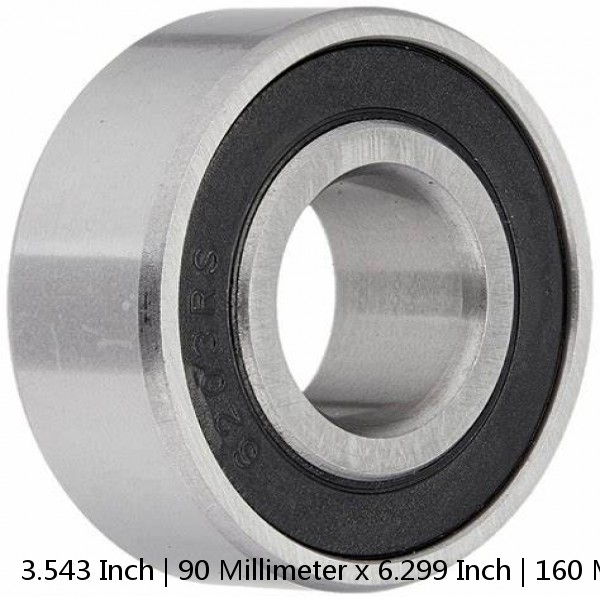 3.543 Inch | 90 Millimeter x 6.299 Inch | 160 Millimeter x 2.362 Inch | 60 Millimeter  TIMKEN 3MMC218WI DUH  Precision Ball Bearings