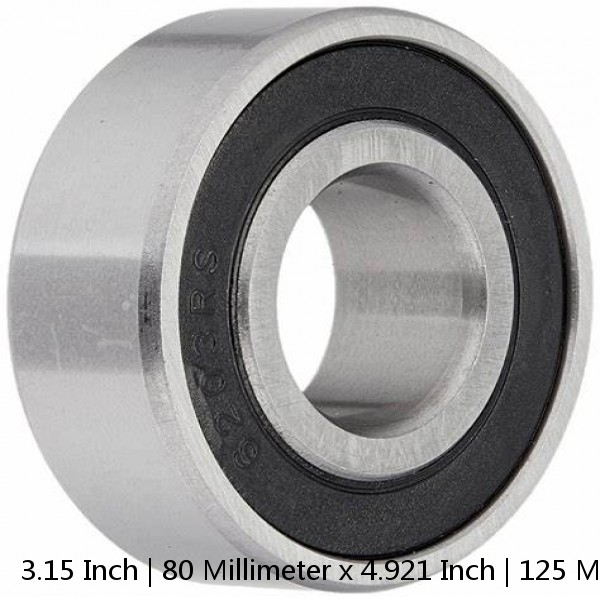 3.15 Inch | 80 Millimeter x 4.921 Inch | 125 Millimeter x 1.732 Inch | 44 Millimeter  SKF 7016 ACD/P4ADBB  Precision Ball Bearings