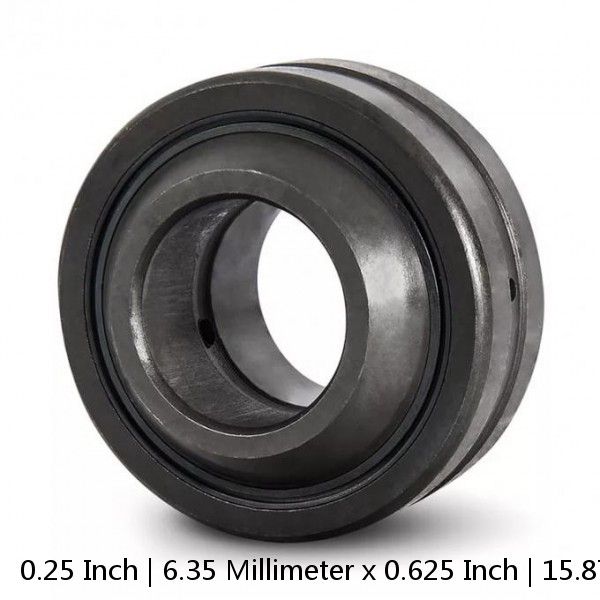 0.25 Inch | 6.35 Millimeter x 0.625 Inch | 15.875 Millimeter x 0.437 Inch | 11.1 Millimeter  QA1 PRECISION PROD WPB4TG  Spherical Plain Bearings - Radial