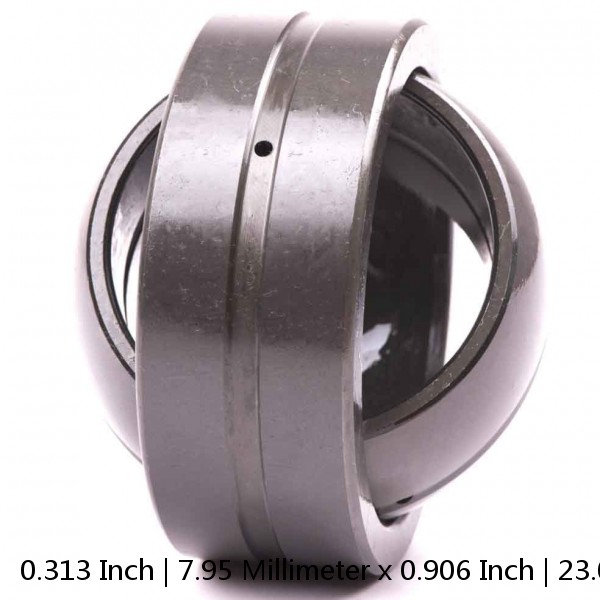 0.313 Inch | 7.95 Millimeter x 0.906 Inch | 23.012 Millimeter x 0.813 Inch | 20.65 Millimeter  QA1 PRECISION PROD YPB5T  Spherical Plain Bearings - Radial