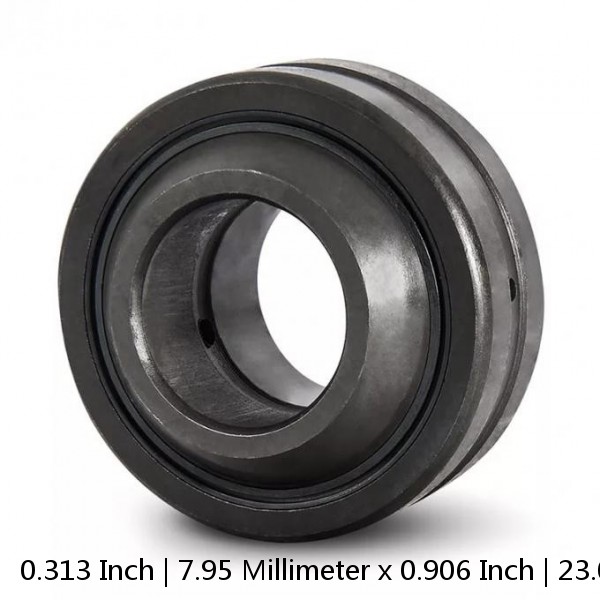 0.313 Inch | 7.95 Millimeter x 0.906 Inch | 23.012 Millimeter x 0.813 Inch | 20.65 Millimeter  QA1 PRECISION PROD YPB5TG  Spherical Plain Bearings - Radial