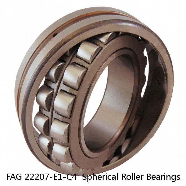 FAG 22207-E1-C4  Spherical Roller Bearings