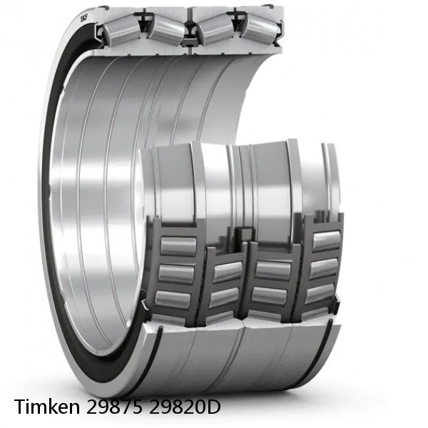 29875 29820D Timken Tapered Roller Bearing Assembly