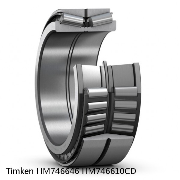 HM746646 HM746610CD Timken Tapered Roller Bearing Assembly