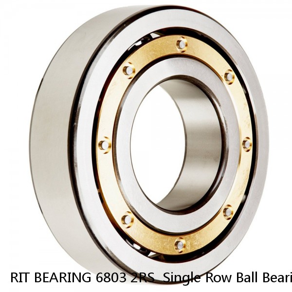 RIT BEARING 6803 2RS  Single Row Ball Bearings #1 image