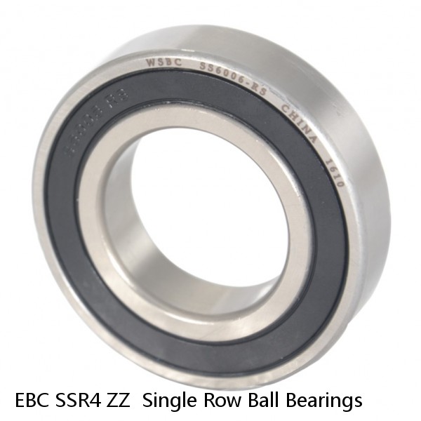 EBC SSR4 ZZ  Single Row Ball Bearings #1 image