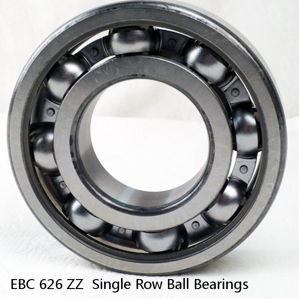 EBC 626 ZZ  Single Row Ball Bearings #1 image