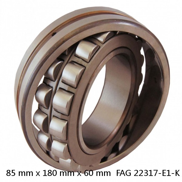 85 mm x 180 mm x 60 mm  FAG 22317-E1-K  Spherical Roller Bearings #1 image